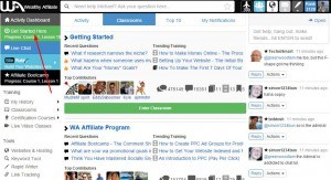 getting started with wealthy affiliate