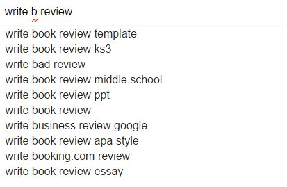 search write review on google with alphabet soup