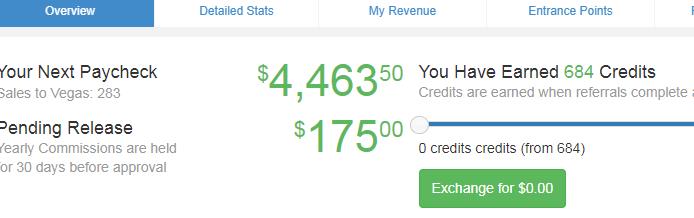 My Wealthy affiliate income