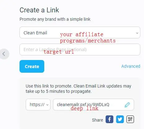 how to make deep affiliate link on impact.com 2
