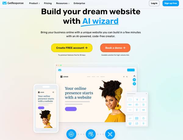 Getresponse AI Website Builder